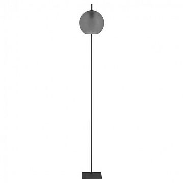 390254 390254 Торшер с ножным выключателем ARANGONA, 1X40W (E27), H1715, сталь, черный/матовое стекло, серый, 390254  - фотография 5