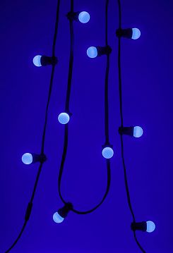 Б0049573 Лампочка светодиодная ЭРА STD ERABL45-E27 E27 / E27 1Вт шар синий для белт-лайт  - фотография 6