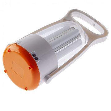 Б0025621 Фонарь кемпинговый светодиодный ЭРА KA55S аккумуляторный с диммером и складным крючком яркий светильник бело-оранжевый  - фотография 6