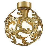 1469-1U Dorata потолочный светильник D200*H230, 1*E27*60W, excluded; металл окрашенный в золотой цвет, желательно использование декоративный лампы матового цвета большого диаметра, 1469-1U