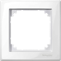 MTN478119 Рамка 1 пост Schneider Electric MERTEN M-SMART, полярно-белый, MTN478119