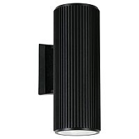 2858-2W Pola уличный светильник D155*W90*H260, 2*E27*60W, IP54, excluded; уличный светильник черного цвета с металлическим каркасом; источник света спрятан под закаленным стеклом; IP54