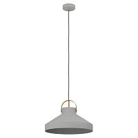 390226 390226 Подвесной светильник (люстра) ESTEPONA, 1X40W (E27), Ø420, сталь, серый, матовая латунь