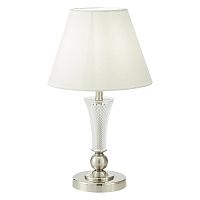 SLE105504-01 Прикроватная лампа Никель/Белый E14 1*40W, SLE105504-01