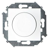 1591311-030 Светорегулятор-переключатель поворотный Simon SIMON 15, 500 Вт, скрытый монтаж, белый, 1591311-030