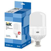 LLE-HP-50-230-65-E40 Лампа LED HP 50Вт 230В 6500К E40 IEK