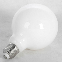 GF-L-2104 EDISSON Лампочки, цвет основания - хром, плафон - стекло (цвет - белый), 1x6W E27