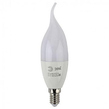 Б0027974 Лампочка светодиодная ЭРА STD LED BXS-9W-840-E14 E14 / Е14 9Вт свеча на ветру нейтральный белый свет  - фотография 3