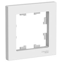 ATN000101 Рамка 1 пост Systeme Electric ATLASDESIGN, белый, ATN000101