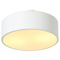 Cerchi потолочный светильник D300*H120, 2*E27CFL*25W, excluded; металл белый матовый, акрил белый матовый, 1515-2C