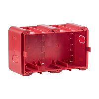 18720020 Монтажная коробка Berker R.8 IP20, красный, 18720020