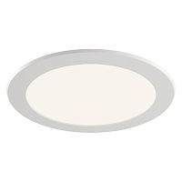 DL018-6-L18W Downlight Stockton Встраиваемый светильник, цвет -  Белый, 18W