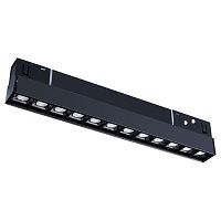 A4664PL-1BK LINEA, Светильник потолочный, цвет арматуры - черный, 1x12W LED