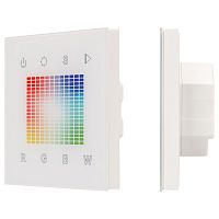 018277 Панель Sens SR-2831S-AC-RF-IN White (220V,RGB,1зон (Arlight, IP20 Пластик, 3 года)