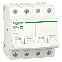 R9F12450 Автоматический выключатель Schneider Electric Resi9 4P 50А (C) 6кА, R9F12450 R9F12450 Автоматический выключатель Schneider Electric Resi9 4P 50А (C) 6кА, R9F12450