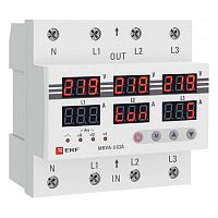 MRVA-3-63A Трехфазное реле напряжения и тока с дисп. MRVA-3 63A EKF MRVA-3-63A Трехфазное реле напряжения и тока с дисп. MRVA-3 63A EKF