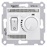 SDN6000121 Термостат комнатный Schneider Electric SEDNA, скрытый монтаж, белый, SDN6000121