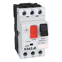 269923 Силовой автомат для защиты двигателя КЭАЗ ПРК32 4А 3P, термомагнитный расцепитель, 269923