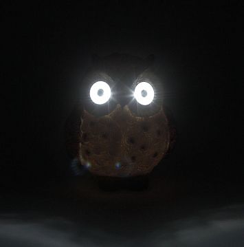 Б0044844 ERAFYS01-12 ЭРА Садовый светильник Сова коричневая на солнечной батарее, полистоун, 13 см (36/288)  - фотография 4
