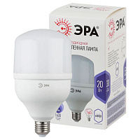 Б0027011 Лампа светодиодная ЭРА STD LED POWER T80-20W-6500-E27 E27 / Е27 20Вт колокол холодный дневной свет
