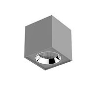 V1-R0-H0360-20000-2002040 Светодиодный светильник VARTON DL-02 Cube накладной 125х135 мм 20 Вт 4000 K 35° RAL7045 серый муар