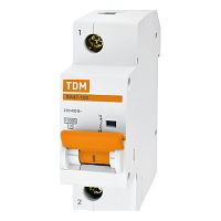 SQ0207-0002 Автоматический выключатель TDM Electric ВА47-100 1P 16А (D) 10кА, SQ0207-0002