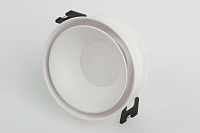 Б0054378 Встраиваемый светильник декоративный ЭРА KL94 WH MR16/GU5.3 белый, пластиковый
