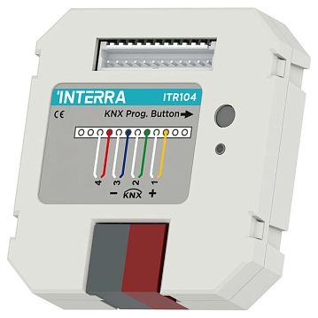 ITR104-0000 Модуль бинарных входов KNX (кнопочный интерфейс), 4 канала для беспотенциальных контактов, в установочную коробку  - фотография 2