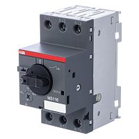 1SAM250000R1004 Силовой автомат для защиты двигателя ABB MS116 0.63А 3P, термомагнитный расцепитель, 1SAM250000R1004 1SAM250000R1004 Силовой автомат для защиты двигателя ABB MS116 0.63А 3P, термомагнитный расцепитель, 1SAM250000R1004