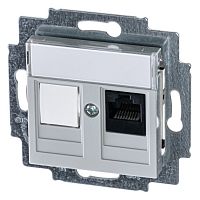 2CHH295117A6016 Розетка компьютерная RJ45 ABB LEVIT, скрытый монтаж, серый, 2CHH295117A6016 2CHH295117A6016 Розетка компьютерная RJ45 ABB LEVIT, скрытый монтаж, серый, 2CHH295117A6016