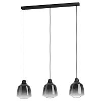 43822 Подвесной потолочный светильник (люстра) SEDBERGH, 3Х40W, E27, L900, B200, H1100, сталь, черны