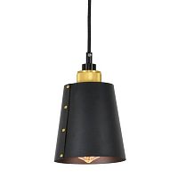 SHIRLEY Подвесной светильник, цвет основания - черный, плафон - металл (цвет - черный), 1x60W E27