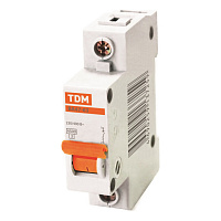SQ0218-0009 Автоматический выключатель TDM Electric ВА47-63 1P 63А (C) 4.5кА, SQ0218-0009