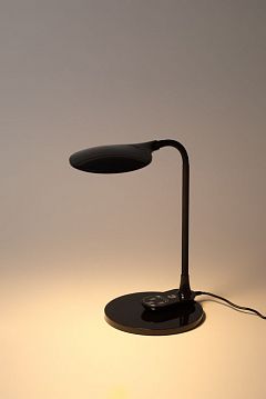 Б0052775 Настольный светильник ЭРА NLED-498-10W-BK светодиодный с основанием черный, Б0052775  - фотография 4