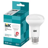 LLE-R63-8-230-40-E27 Лампа LED R63 рефлектор 8Вт 230В 4000К E27 IEK