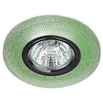Б0018777 DK LD1 GR Светильник ЭРА декор cо светодиодной подсветкой, зеленый (50/1750)  - фотография 3