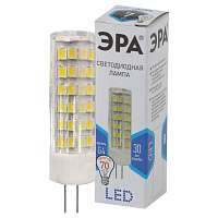 Б0027860 Лампочка светодиодная ЭРА STD LED JC-7W-220V-CER-840-G4 G4 7Вт керамика капсула нейтральный белый свет