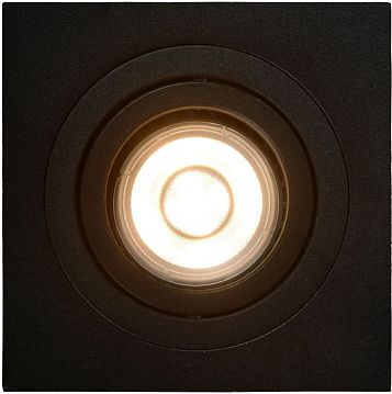 22955/01/30 TUBE Встраиваемый светильник Square Ø9.2cm Black  - фотография 4